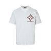 Louis Vuitton Monogram Flower 3D Gradient Print T-Shirt-  Milky White
