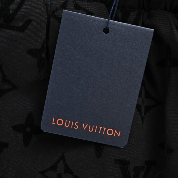 Louis Vuitton Monogram Moire Jacquard Silk Shorts- Black