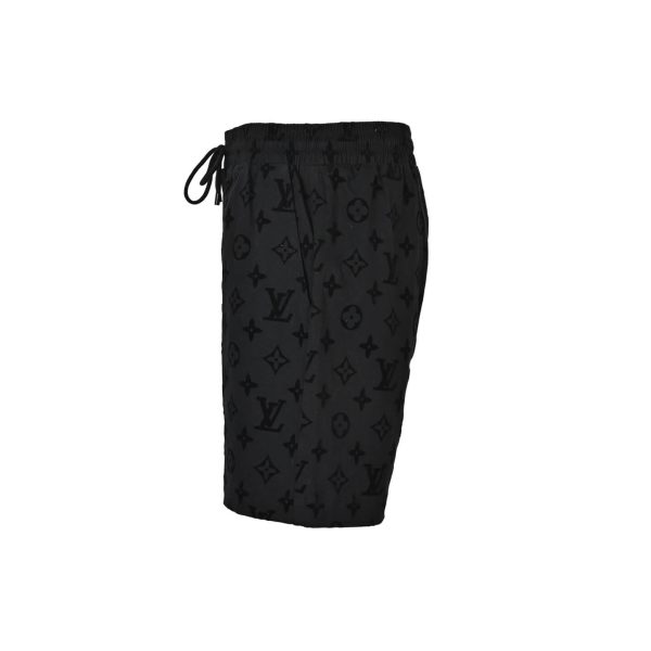 Louis Vuitton Monogram Moire Jacquard Silk Shorts- Black