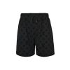 Louis Vuitton Monogram Moire Jacquard Silk Shorts- Black