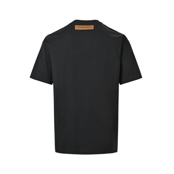 Louis Vuitton Signature Print T-Shirt- Black