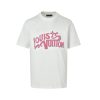 Louis Vuitton Signature Print T-Shirt- White