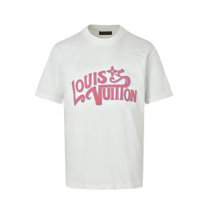 Louis Vuitton Signature Print T-Shirt- White