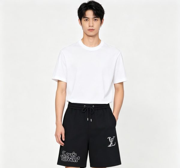 Louis Vuitton drawstring shorts- Black