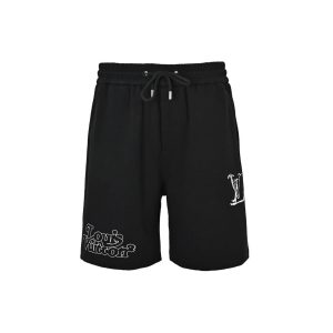 Louis Vuitton drawstring shorts- Black