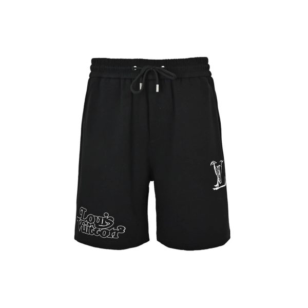 Louis Vuitton drawstring shorts- Black