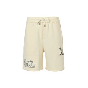 Louis Vuitton drawstring shorts- cream