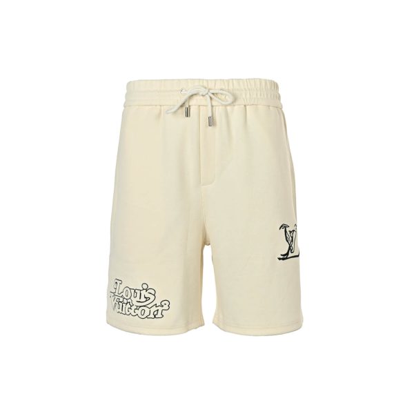 Louis Vuitton drawstring shorts- cream