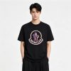 Moncler Iconic Logo Emblem T-Shirt- Black