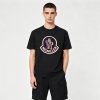 Moncler Iconic Logo Emblem T-Shirt- Black