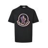 Moncler Iconic Logo Emblem T-Shirt- Black
