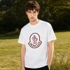 Moncler Iconic Logo Emblem T-Shirt- White