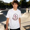 Moncler Iconic Logo Emblem T-Shirt- White