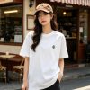 Moncler Logo-Patch Cotton T-Shirt- White
