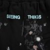 Off-White Diag Galaxy Shorts- Black Multi