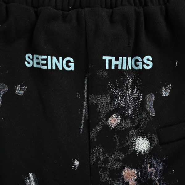 Off-White Diag Galaxy Shorts- Black Multi