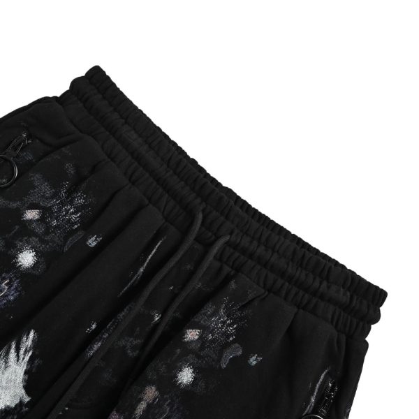 Off-White Diag Galaxy Shorts- Black Multi