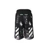 Off-White Diag Galaxy Shorts- Black Multi