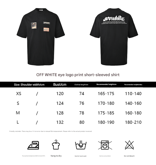 Off-White Eye Logo T-Shirt- Black