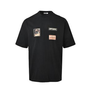 Off-White Eye Logo T-Shirt- Black (8) Off-White Eye Logo T-Shirt- Black
