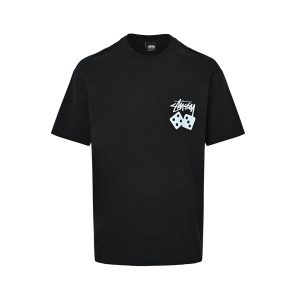 Stüssy Fuzzy Dice Tee- Black