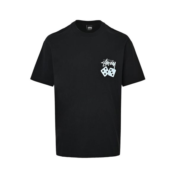 Stüssy Fuzzy Dice Tee- Black