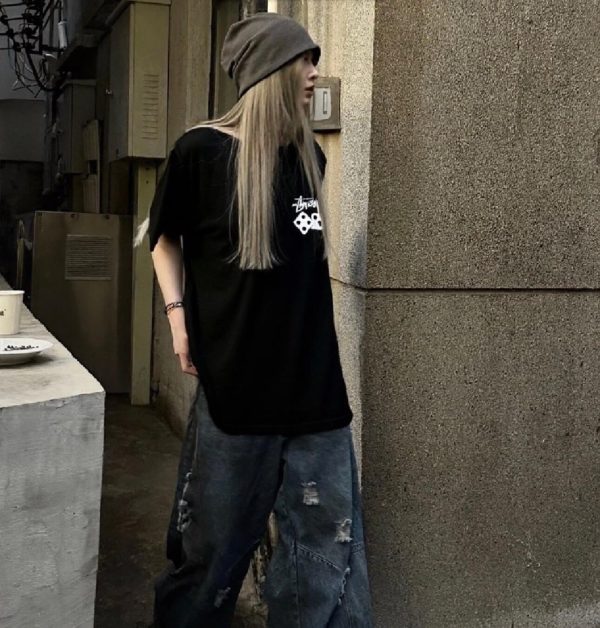 Stüssy Fuzzy Dice Tee- Black