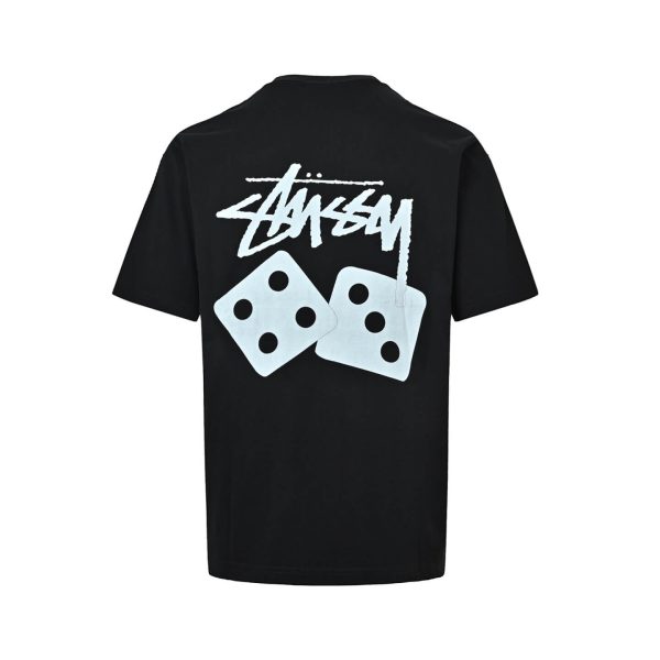 Stüssy Fuzzy Dice Tee- Black
