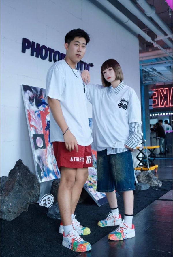 Stüssy Fuzzy Dice Tee- White