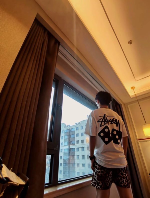 Stüssy Fuzzy Dice Tee- White