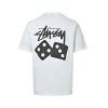 Stüssy Fuzzy Dice Tee- White