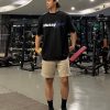 Stussy Sport Script Tee Crew Neck T-Shirt- Black