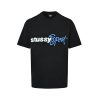 Stussy Sport Script Tee Crew Neck T-Shirt- Black