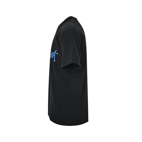 Stussy Sport Script Tee Crew Neck T-Shirt- Black