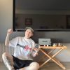 Stussy Sport Script Tee Crew Neck T-Shirt- White
