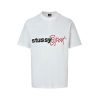 Stussy Sport Script Tee Crew Neck T-Shirt- White