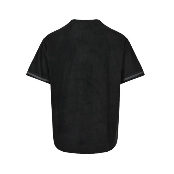 Supreme Ultrasuede Mesh Baseball Jersey- Black