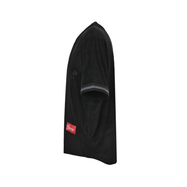 Supreme Ultrasuede Mesh Baseball Jersey- Black
