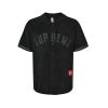 Supreme Ultrasuede Mesh Baseball Jersey- Black
