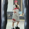Supreme Ultrasuede Mesh Baseball Jersey- Gray