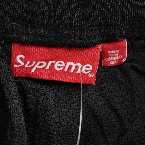 Supreme Ultrasuede Mesh Shorts- Black