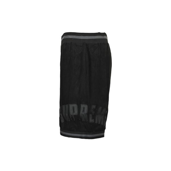 Supreme Ultrasuede Mesh Shorts- Black