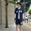 Supreme Ultrasuede Mesh Shorts- Navy Blue