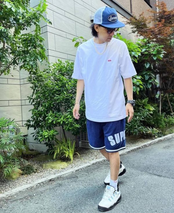 Supreme Ultrasuede Mesh Shorts- Navy Blue
