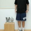 Supreme Ultrasuede Mesh Shorts- Navy Blue