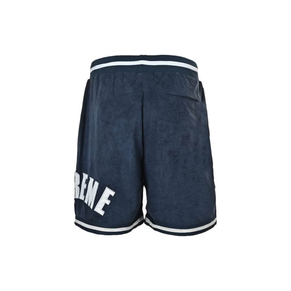 Supreme Ultrasuede Mesh Shorts- Navy Blue