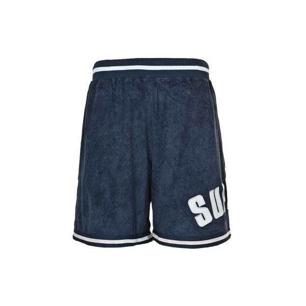 Supreme Ultrasuede Mesh Shorts- Navy Blue