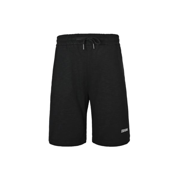 Zegna Ermenegildo Sweat Shorts- Black