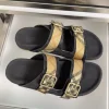 Burberry Check Suede Urchin Men's Sandal - Black