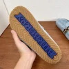 Burberry Urchin Men's Check Suede Slide with Buckle